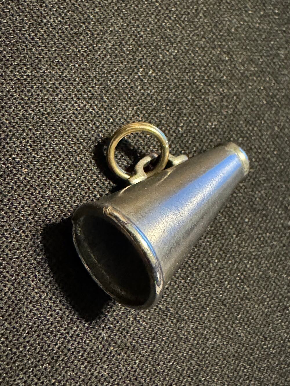 Vintage 925 Sterling Silver Megaphone Charm
